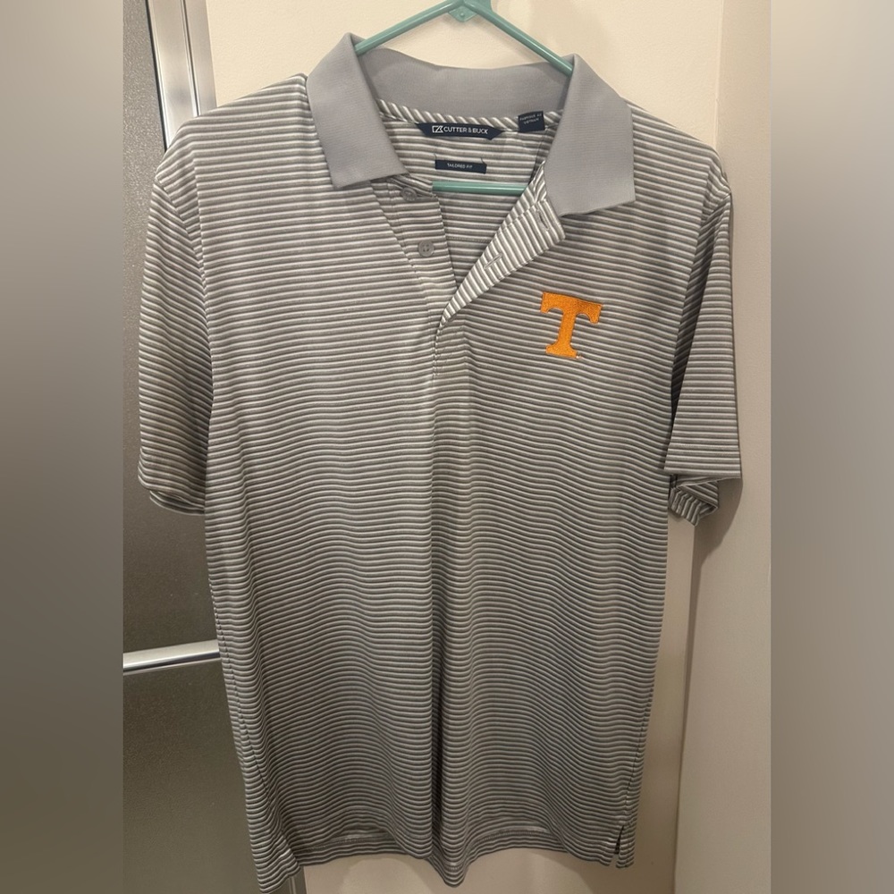 Men’s grey cutter&buck Tennessee polo